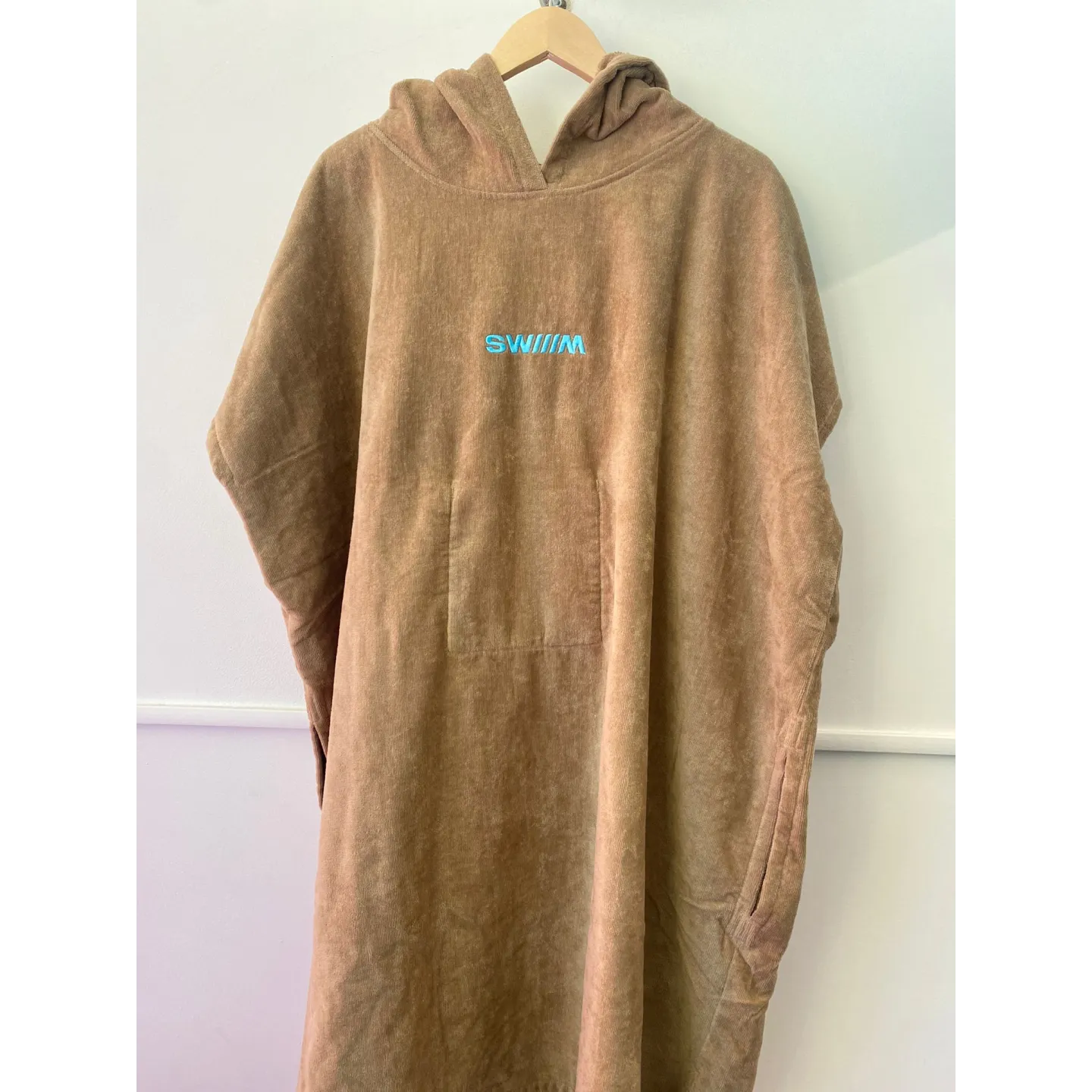 Poncho éponge à capuche CAMEL SW-BLUE