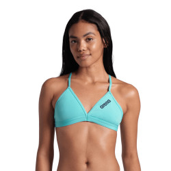 Maillot Femme ARENA TEAM SWIM TOP TIE BACK SOLID WATER