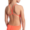 Maillot fille  ARENA TEAM SWIMSUIT CHALLENGE SOLID BRIGHT CORAL