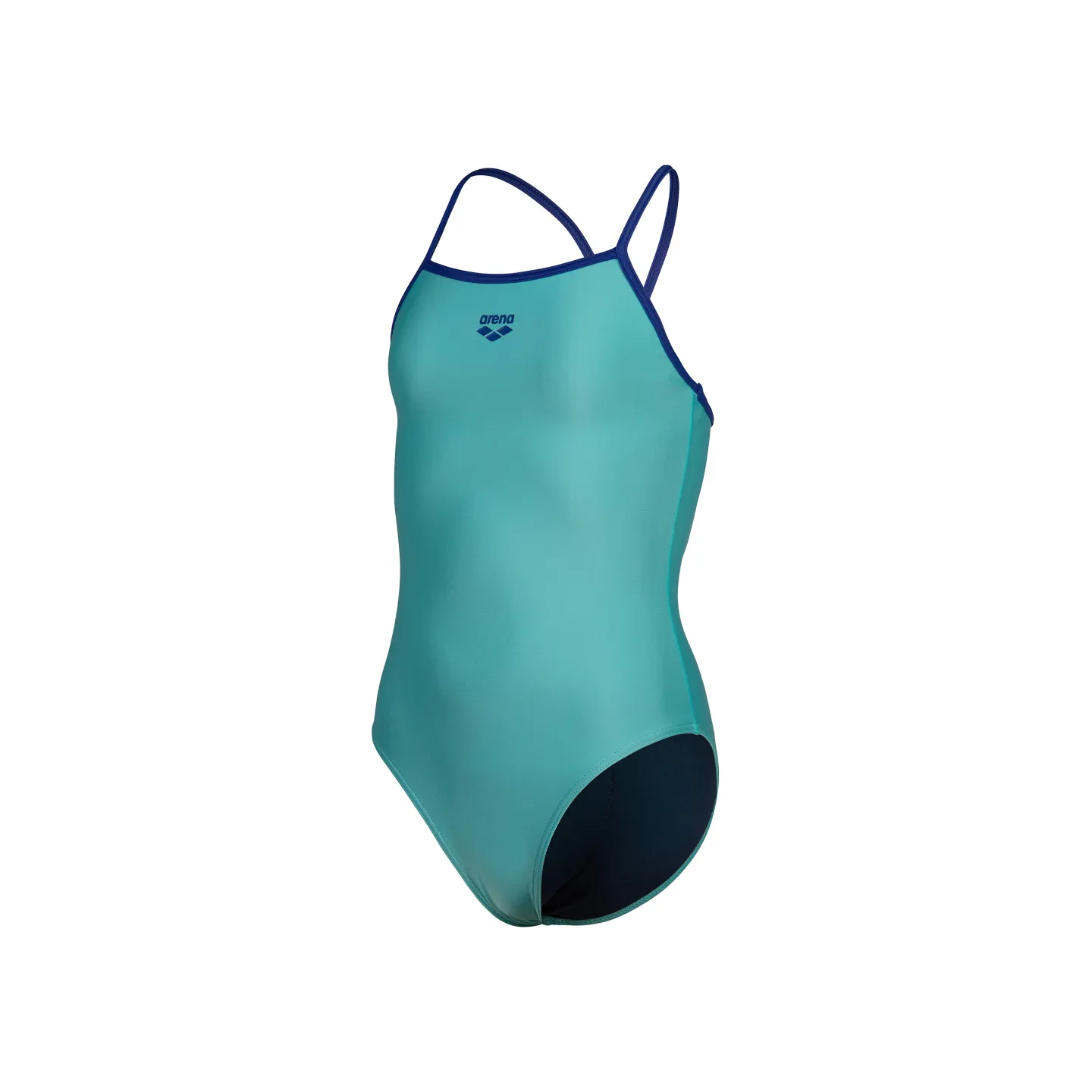 Maillot Fille ARENA SWIMSUIT LIGHT DROP SOLID WATER NEON BLUE