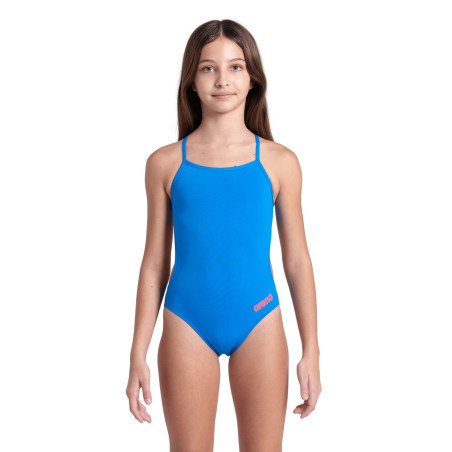 Maillot Fille ARENA  TEAM SWIMSUIT CHALLENGE SOLID BLUE RIVER