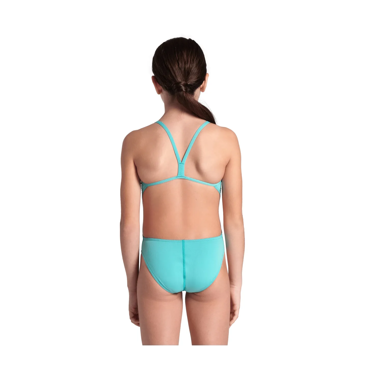 Maillot Fille ARENA  TEAM SWIMSUIT CHALLENGE SOLID WATER