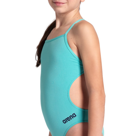 Maillot Fille ARENA  TEAM SWIMSUIT CHALLENGE SOLID WATER