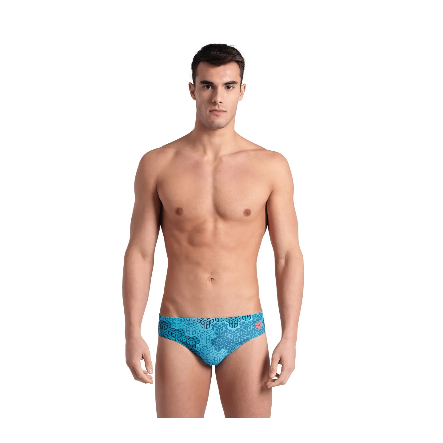 Maillot Homme ARENA CAMO KIKKO SWIM BRIEFS NAVY MULTI