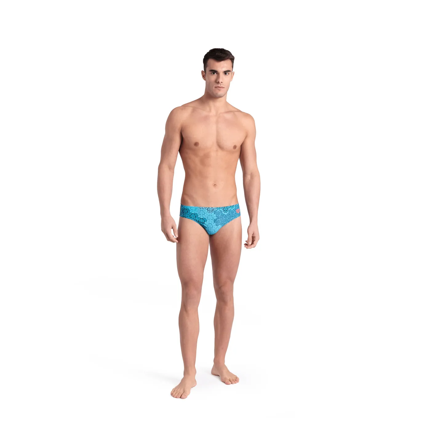 Maillot Homme ARENA CAMO KIKKO SWIM BRIEFS NAVY MULTI