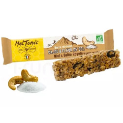 Barre céréales bio Noix de cajou et Fleur de sel de Guérande