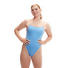 Maillot de Bain Femme ECO+  SOLID VBACK BLU/PIN