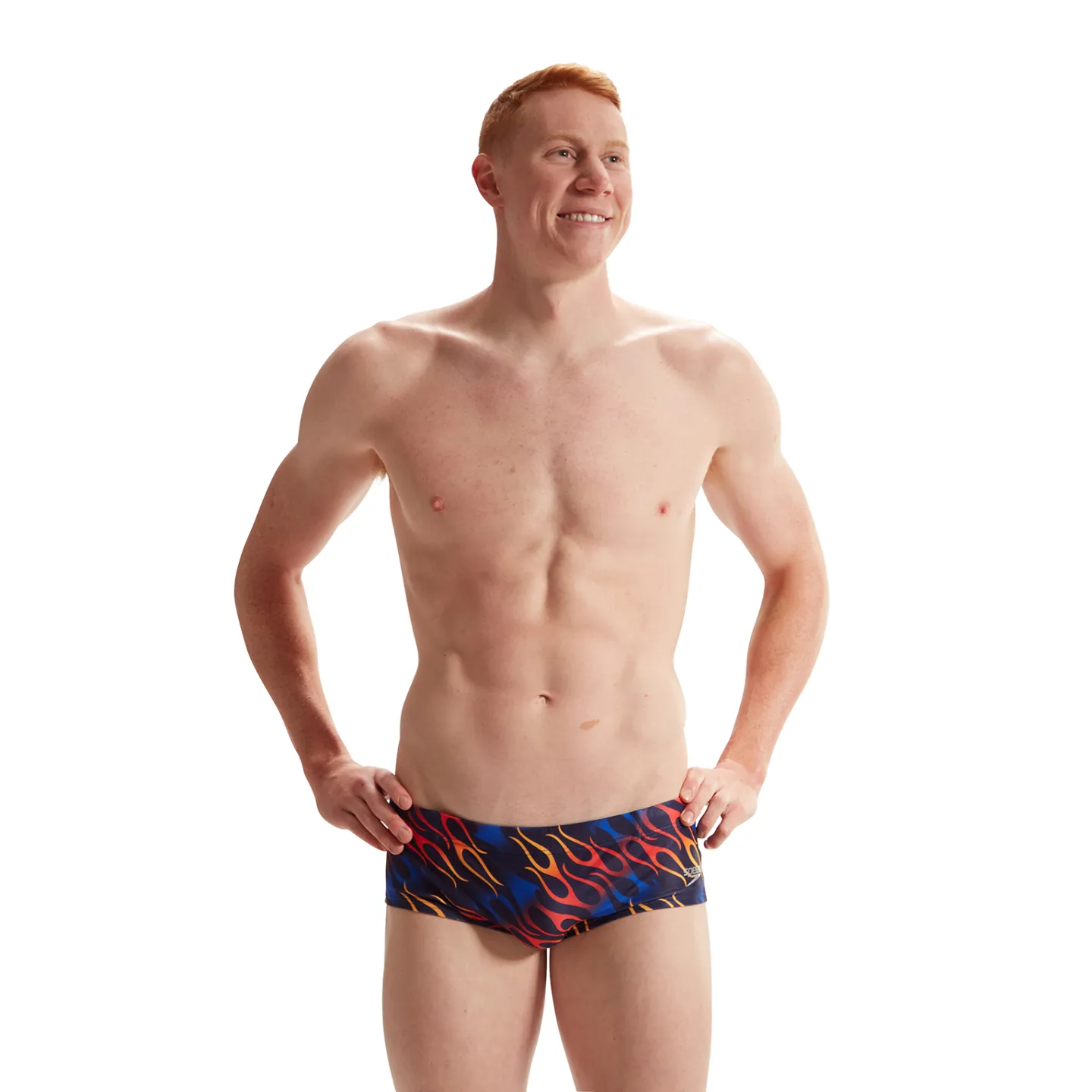 MAILLOT DE BAIN HOMME ECO+ 13.5CM ALLOV BRIEF BLU/RED