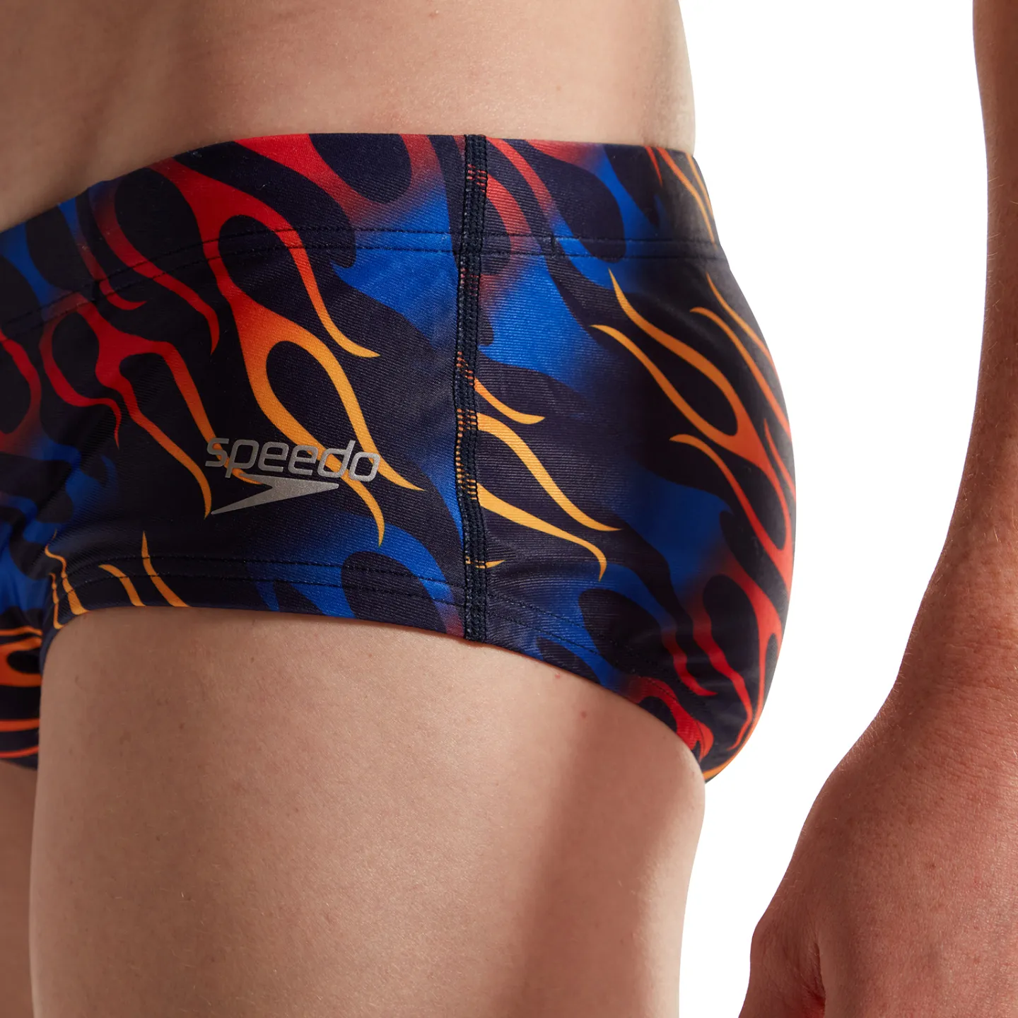 MAILLOT DE BAIN HOMME ECO+ 13.5CM ALLOV BRIEF BLU/RED