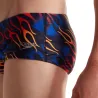 MAILLOT DE BAIN HOMME ECO+ 13.5CM ALLOV BRIEF BLU/RED