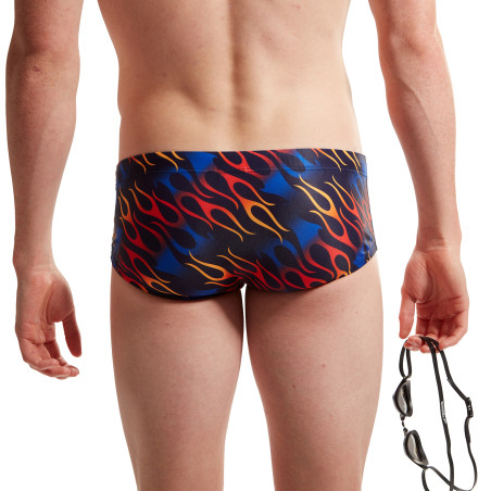 MAILLOT DE BAIN HOMME ECO+ 13.5CM ALLOV BRIEF BLU/RED