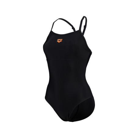 Maillot Femme  ARENA SOLID SWIMSUIT LIGHTDROP BLACK