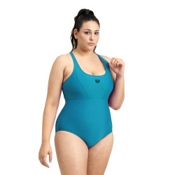 Maillot Femme ARENA SOLID SWIMSUIT CONTROL PRO DEEP TEAL