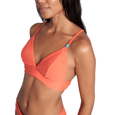 Maillot Femme ARENA ESSENTIALS BIKINI TRIANGLE CALYPSO CORAL