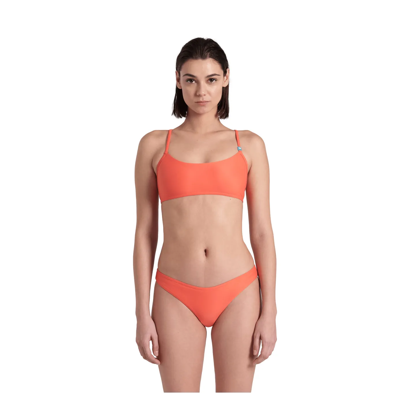 Maillot Femme ARENA ESSENTIALS BIKINI BANDEAU CALYPSO CORAL