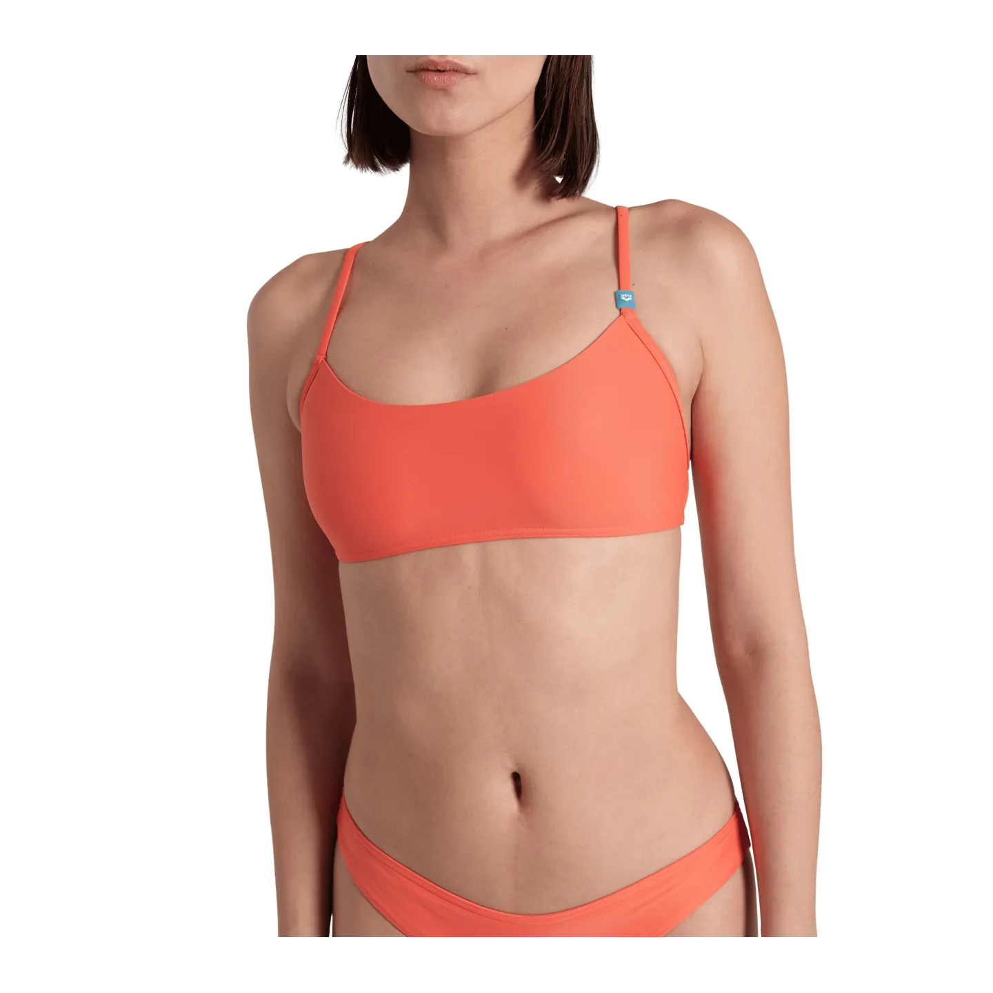 Maillot Femme ARENA ESSENTIALS BIKINI BANDEAU CALYPSO CORAL