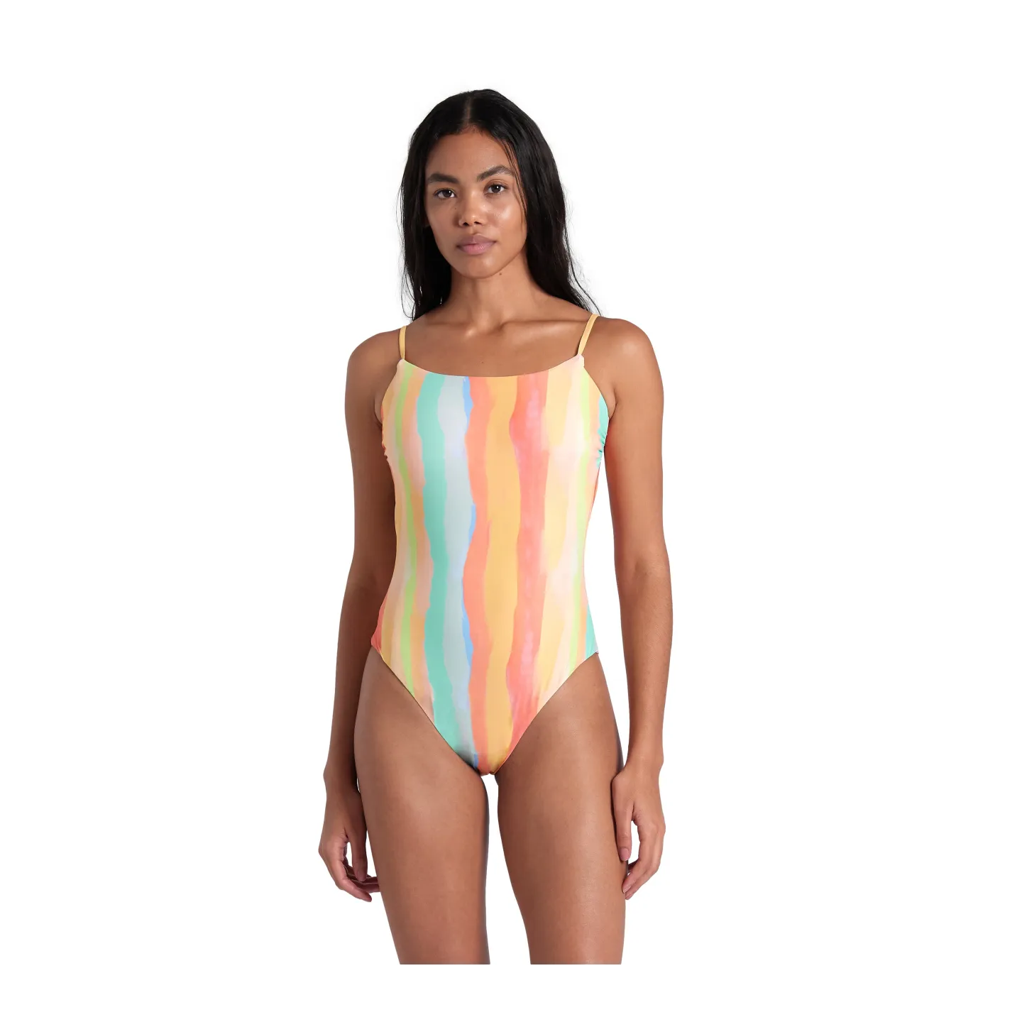 Maillot Femme ARENA WATER PRINT SWIMSUIT MULTISTRIPES