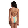 Maillot Femme ARENA WATER PRINT SWIMSUIT MULTISTRIPES