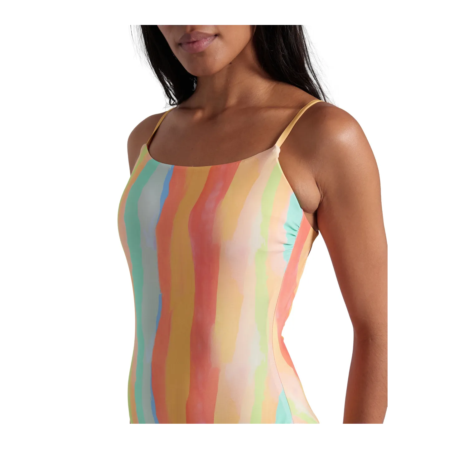Maillot Femme ARENA WATER PRINT SWIMSUIT MULTISTRIPES