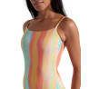 Maillot Femme ARENA WATER PRINT SWIMSUIT MULTISTRIPES