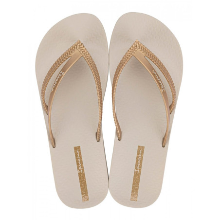 SANDALES IPANEMA BOSSA SOFT V FEM BEIGE/GOLD