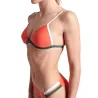 Maillot Femme ARENA PRO_FILE BIKINI TRIANGLE CALYPSO CORAL SAGE WHITE