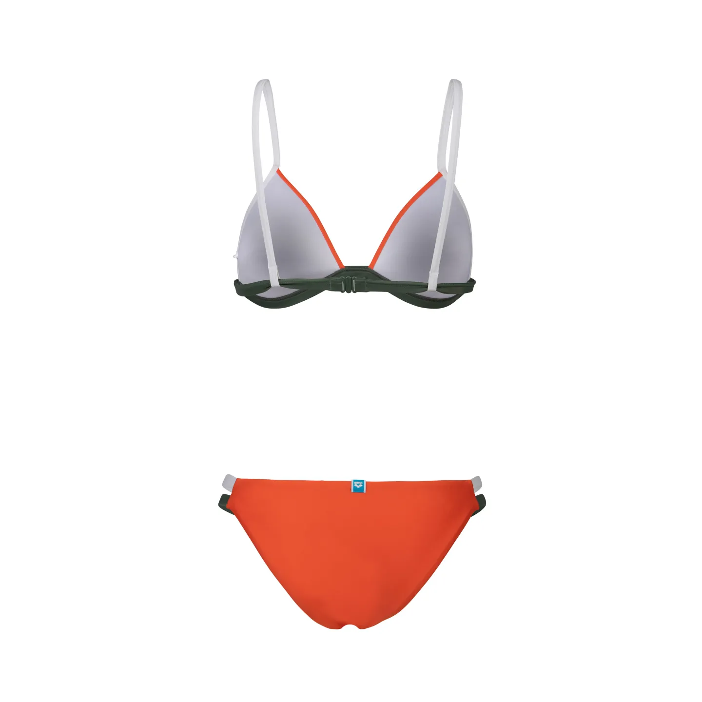 Maillot Femme ARENA PRO_FILE BIKINI TRIANGLE CALYPSO CORAL SAGE WHITE