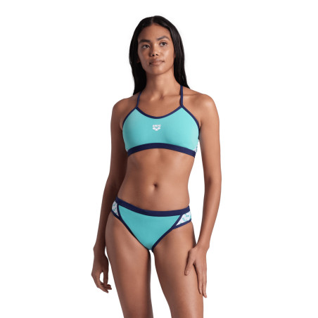 Maillot Femme ARENA ICONS SUPER FLY BACK SOLID WATER NAVY