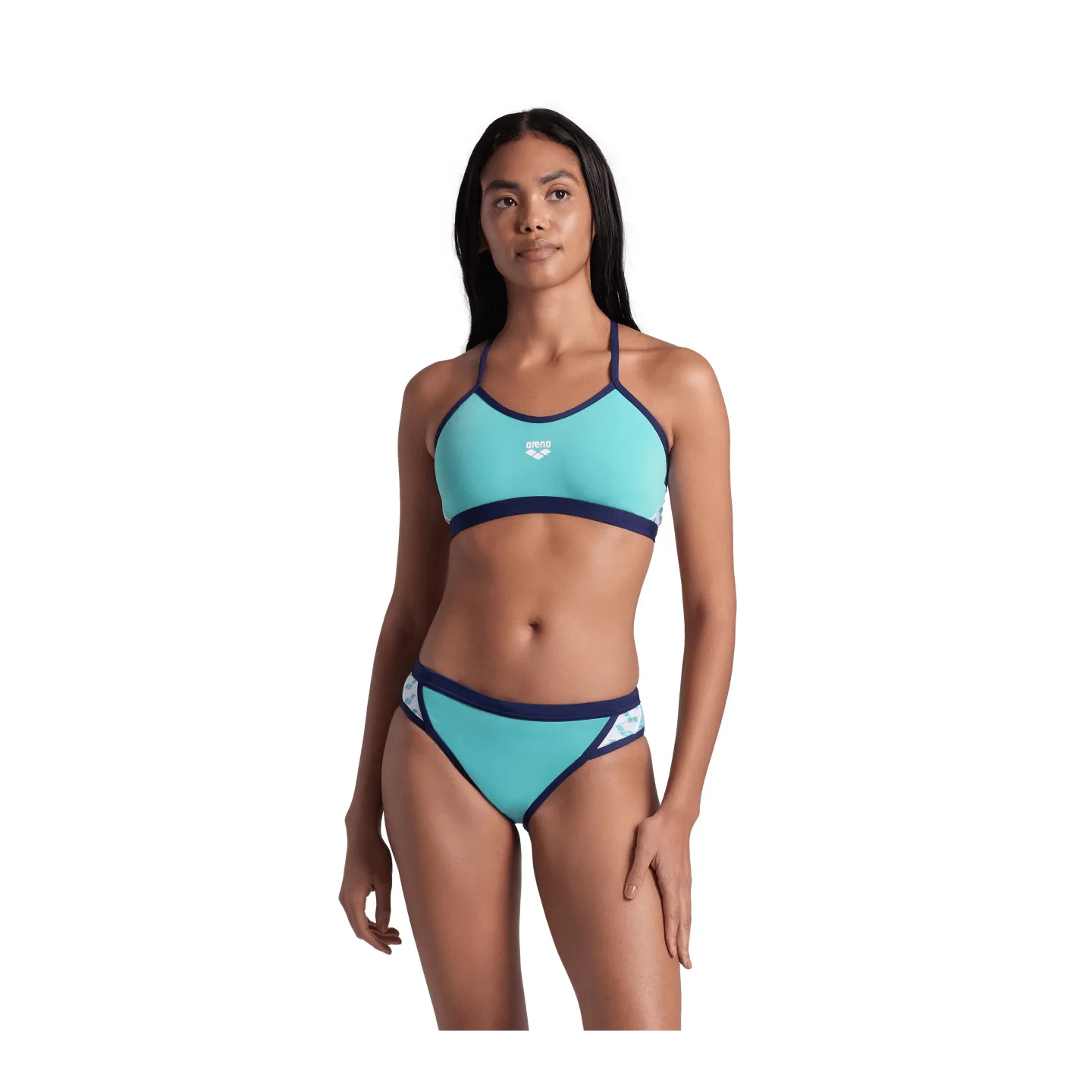 Maillot Femme ARENA ICONS SUPER FLY BACK SOLID WATER NAVY