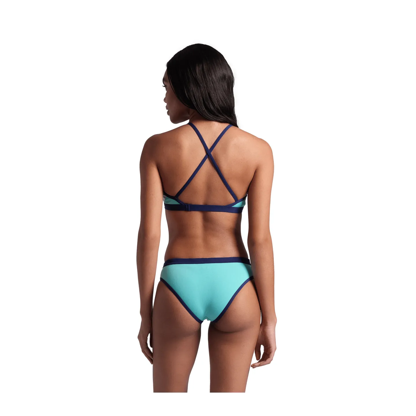 Maillot Femme ARENA ICONS SUPER FLY BACK SOLID WATER NAVY
