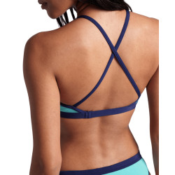 Maillot Femme ARENA ICONS SUPER FLY BACK SOLID WATER NAVY