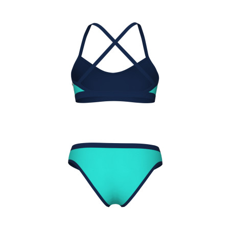 Maillot Femme ARENA ICONS SUPER FLY BACK SOLID WATER NAVY