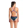 Maillot Femme ARENA ONE FIREFLOW SWIMSUIT DOUB BLUE RIVER RED BLACK MULTI