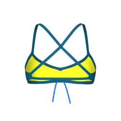 BANDEAU LIVE R BLUE COSMO-YELLOW STAR