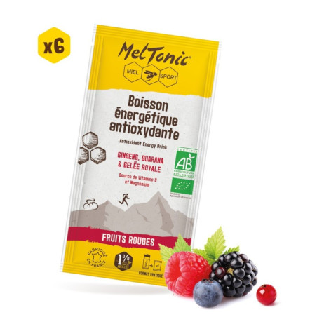 Boisson énergétique bio Fruits rouges sachets pratiques