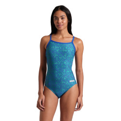 Maillot Femme ARENA ABSTRACT TILES SWIMSUIT LIGHTDROP ROYAL TEAM