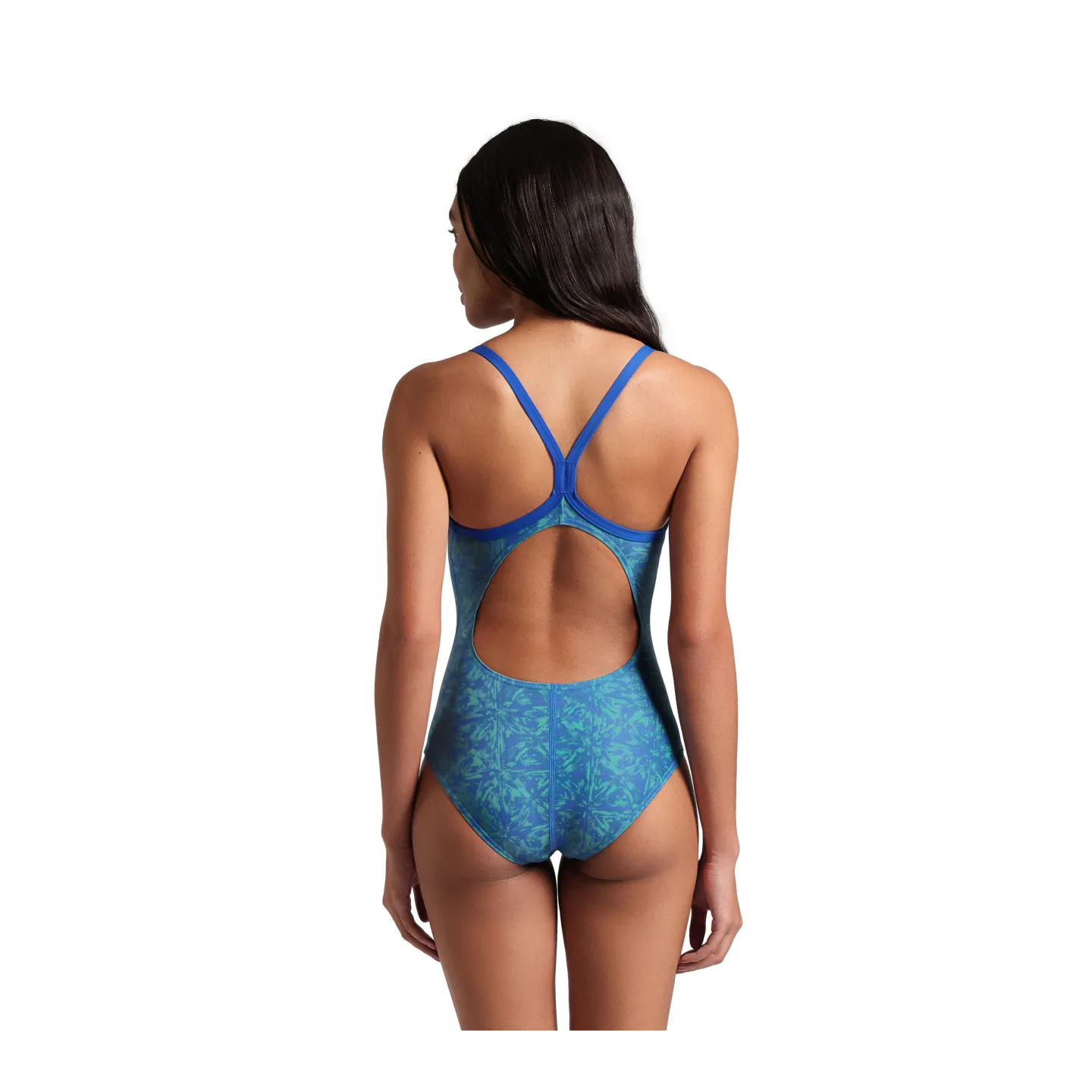 Maillot Femme ARENA ABSTRACT TILES SWIMSUIT LIGHTDROP ROYAL TEAM