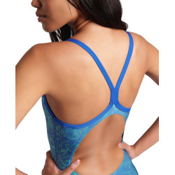 Maillot Femme ARENA ABSTRACT TILES SWIMSUIT LIGHTDROP ROYAL TEAM