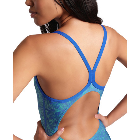 Maillot Femme ARENA ABSTRACT TILES SWIMSUIT LIGHTDROP ROYAL TEAM