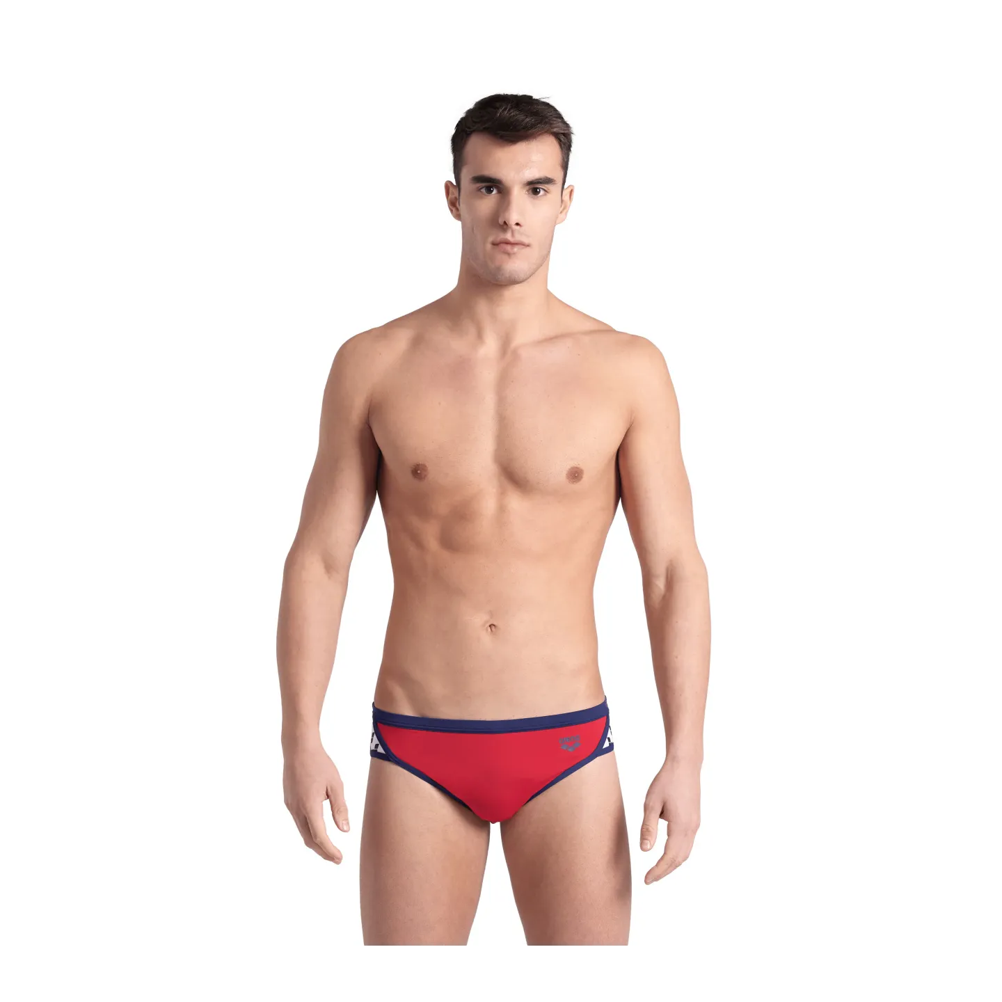Maillot Homme ARENA ICONS SWIM BRIEFS SOLID RED-NAVY