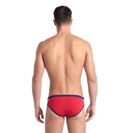 Maillot Homme ARENA ICONS SWIM BRIEFS SOLID RED-NAVY