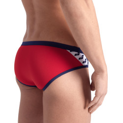 Maillot Homme ARENA ICONS SWIM BRIEFS SOLID RED-NAVY