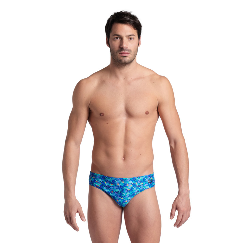 Maillot Homme ARENA POOLTILES SWIM BRIEFS BLUE M