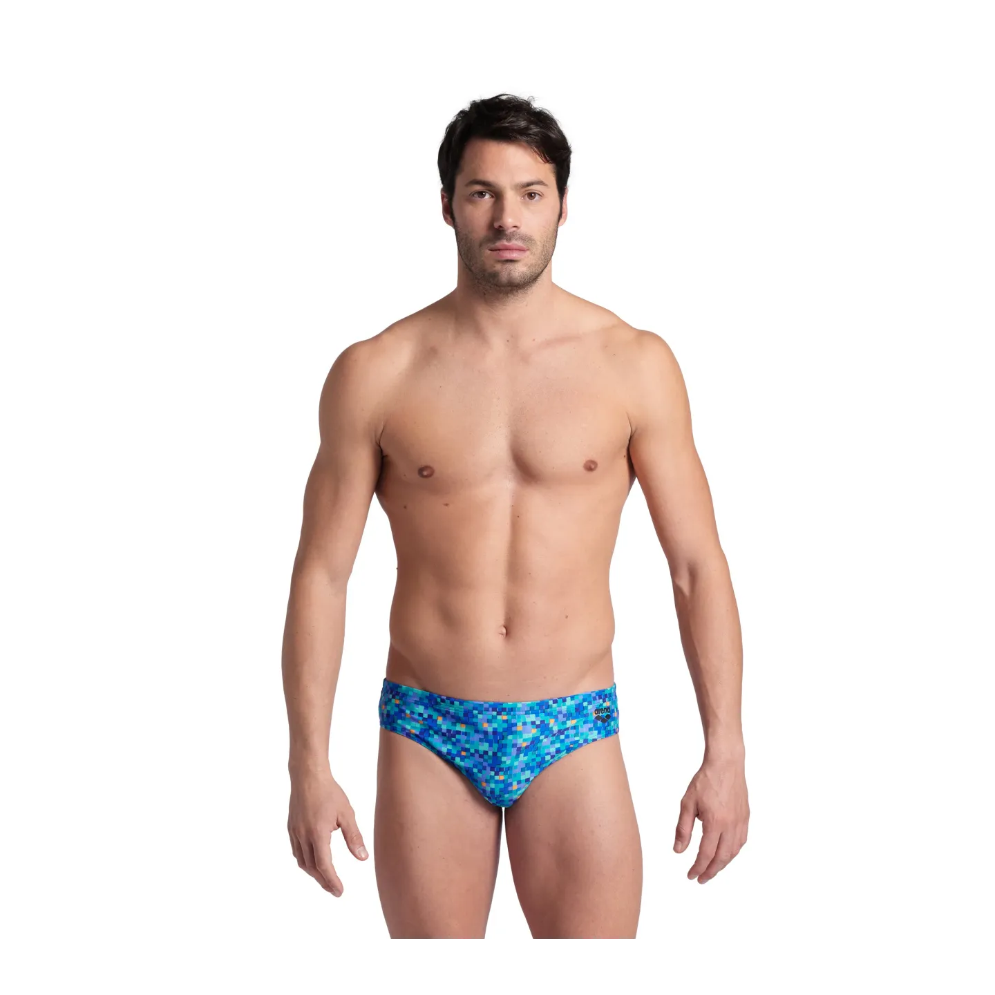 Maillot Homme ARENA POOLTILES SWIM BRIEFS BLUE M