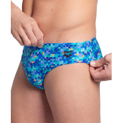 Maillot Homme ARENA POOLTILES SWIM BRIEFS BLUE M
