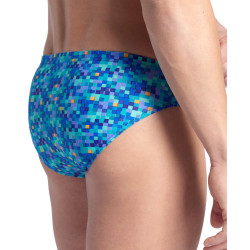 Maillot Homme ARENA POOLTILES SWIM BRIEFS BLUE M