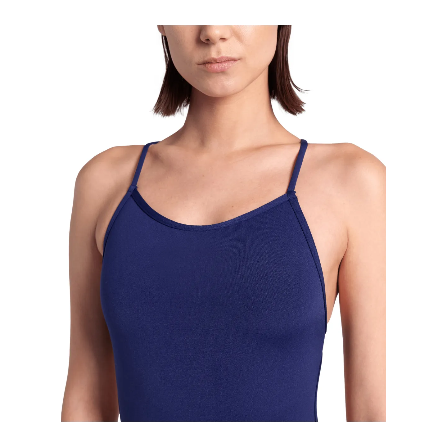 WOMEN'S SWIMSUIT LACE BACK SOLID PLUM-WHITE (copie)