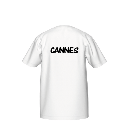 Tee Shirt junior - CN Cannes - Blanc