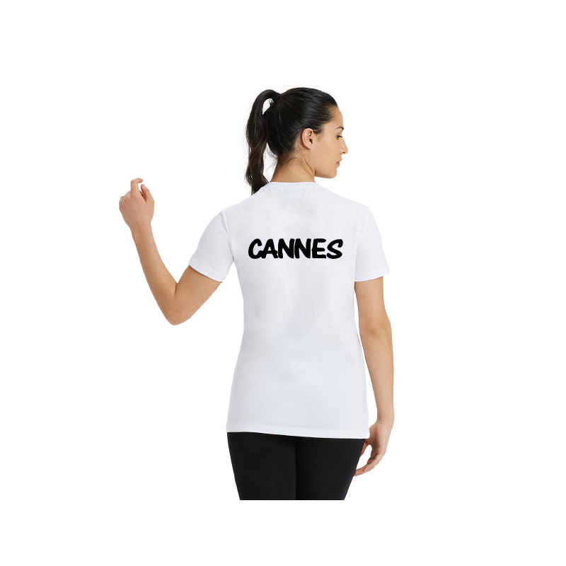 Tee-Shirt Femme - CN Cannes - Blanc
