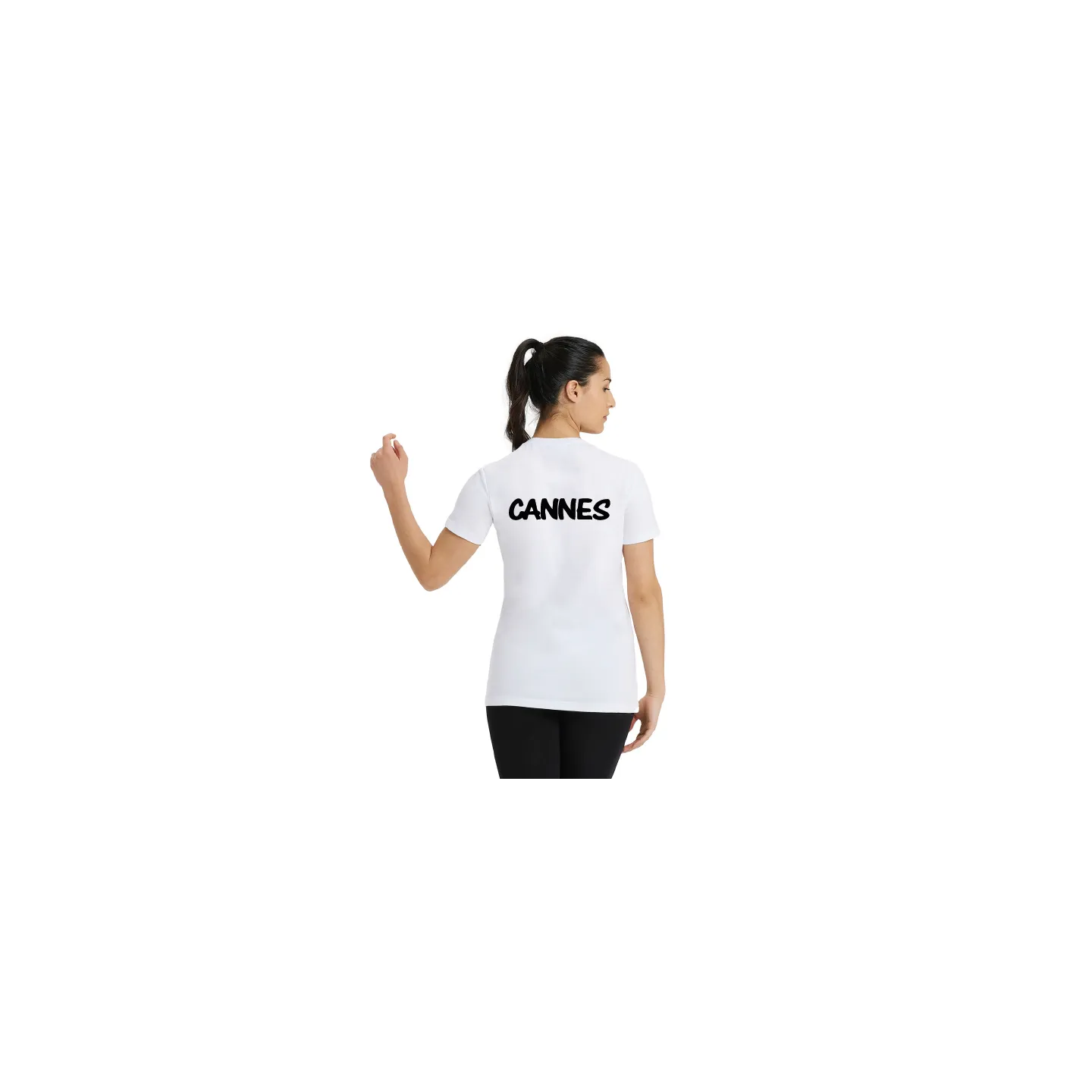 Tee-Shirt Femme - CN Cannes - Blanc